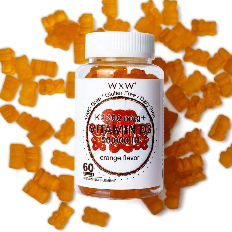 Vitamin D3 K2 Gummies Factory - GMP Factory Vegan Gummy Bear