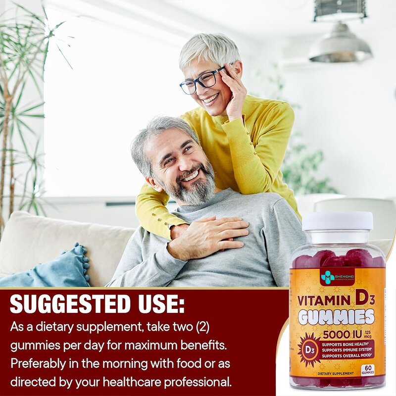 Vitamin D3 Gummies Manufacturer - Factory Sale Immune Support