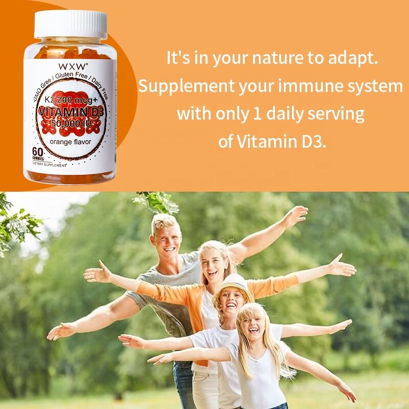 Vitamin D3 K2 Gummies Manufacturer - Ready to Ship Healthcare