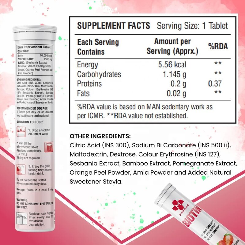 Effervescent Tablet Manufacturer - OEM Service Hair Skin Nails