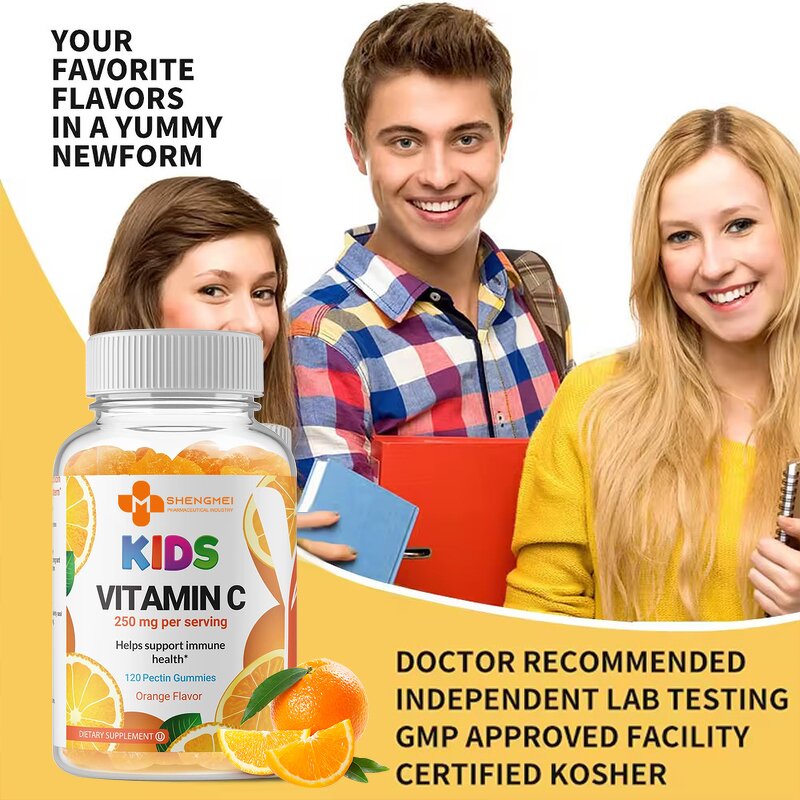 Vitamin C Gummies For Kids Factory - Hot Sale Children Immune Support