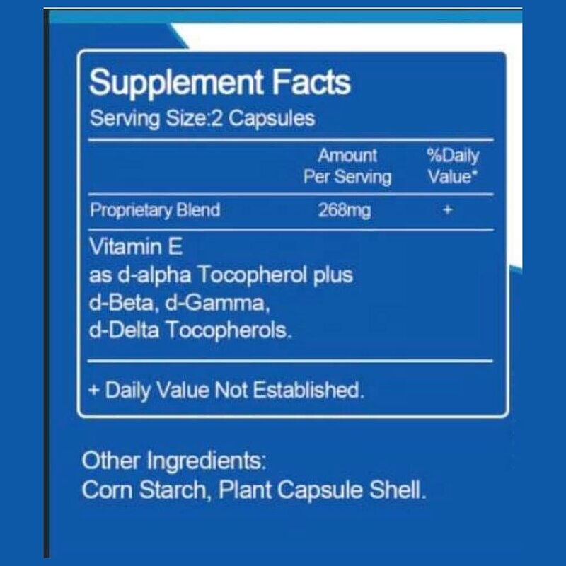 Vitamin E Softgel Capsules Factory - Organic Skin Hair Nail Health