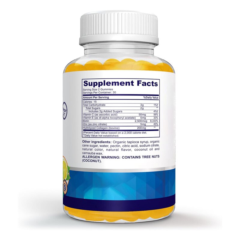 Collagen Biotin Gummies Manufacturer - Private Label Sugar-Free