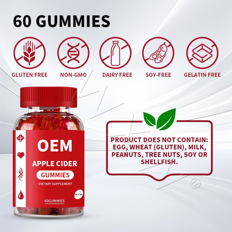 Apple Cider Vinegar Gummies Factory - OEM Immune & Weight Support