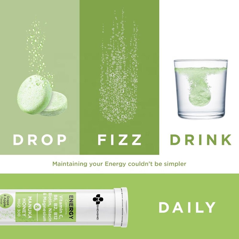 Vitamin C Effervescent Tablets Factory - OEM Custom Zinc Energy