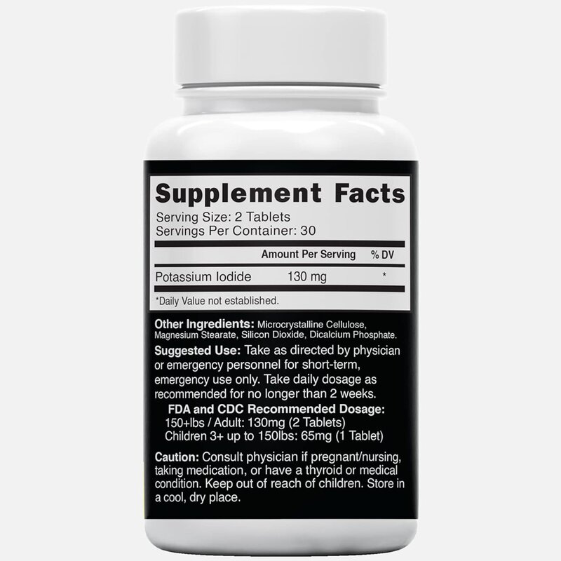 Potassium Iodine Tablet Factory - Most Competitive Thyroid Support