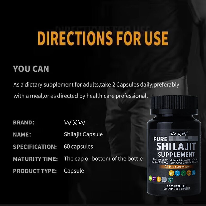 Shilajit Capsules Manufacturer - Private Label Male Vitality OEM