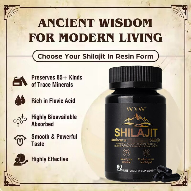 Shilajit Capsules Factory - Custom Packaging & Formula OEM