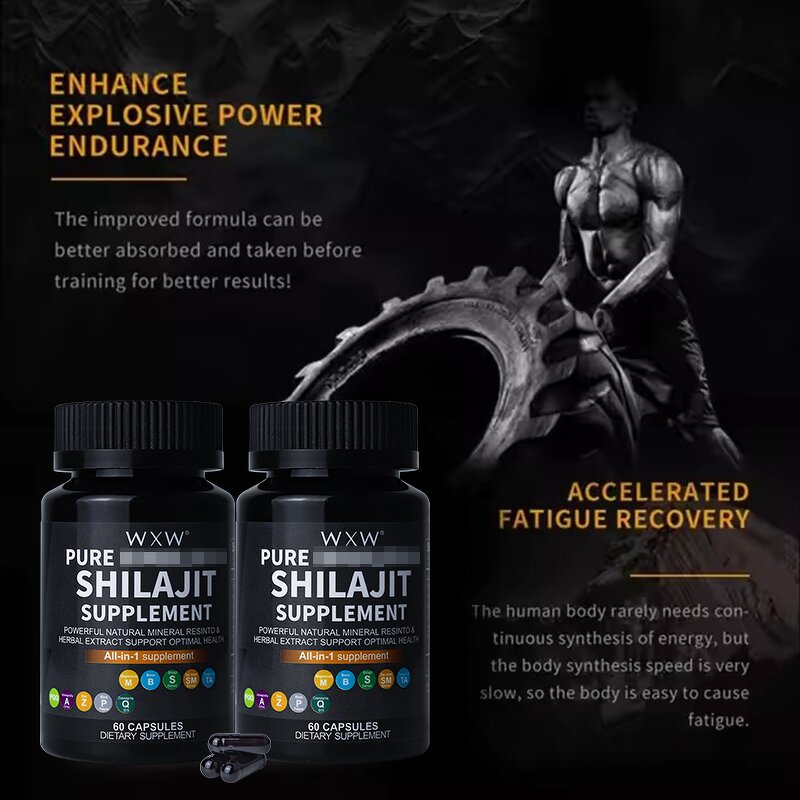 Shilajit Capsules Manufacturer - Private Label Male Vitality OEM
