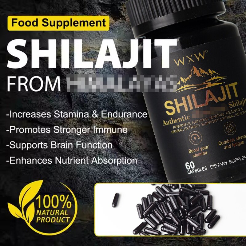 Shilajit Capsules Manufacturer - High Potency Contract Manufacturing