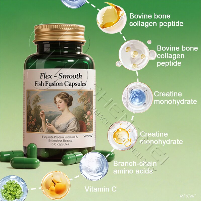 Anti-Wrinkle Capsules Factory - Crocodile Peptide Collagen Tripeptide