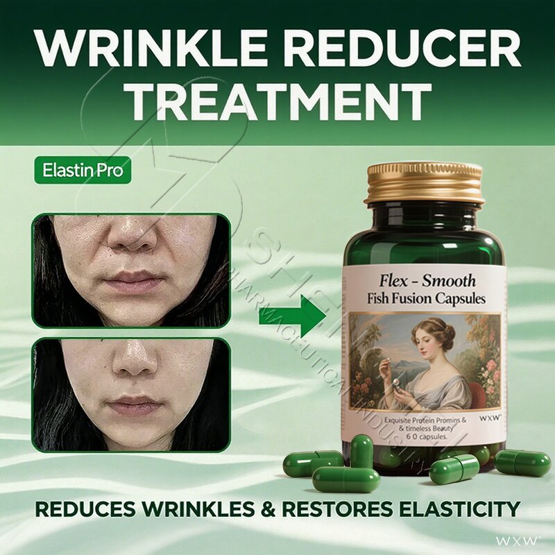 Anti-Wrinkle Capsules Factory - Crocodile Peptide Collagen Tripeptide