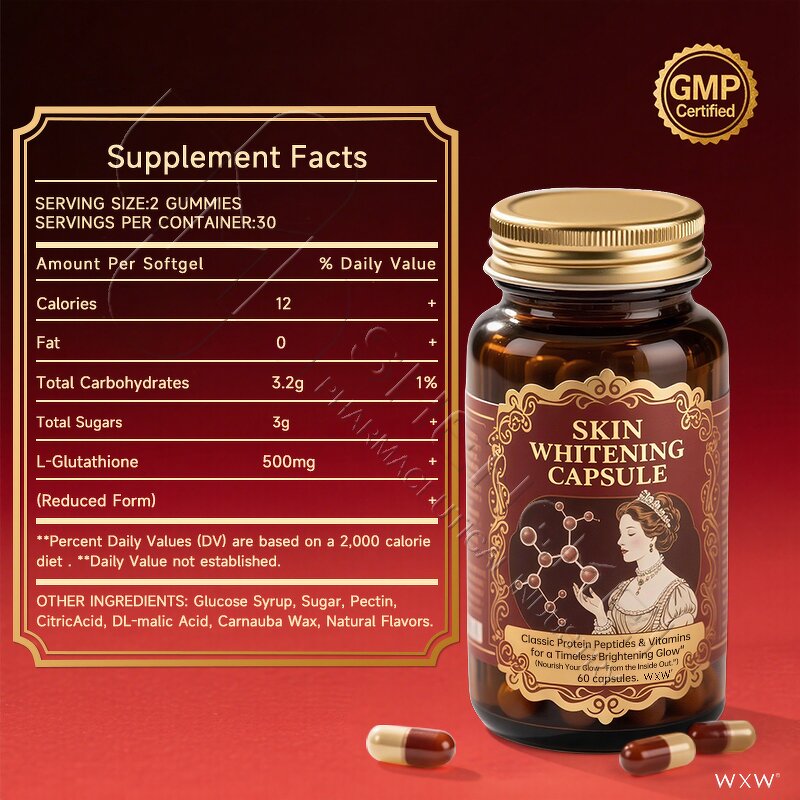 Skin Whitening Capsules Manufacturer - Glutathione & Vitamin C OEM