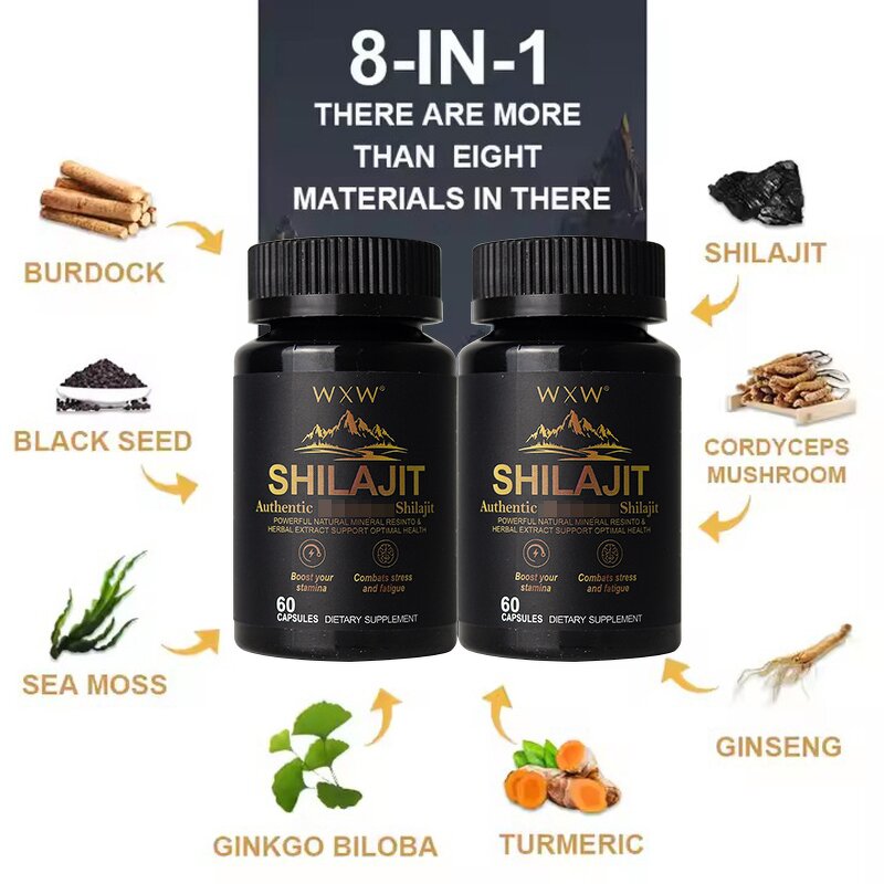 Shilajit Capsules Factory - Custom Packaging & Formula OEM