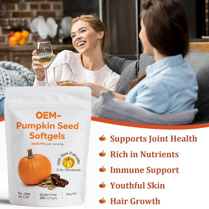 Pumpkin Seed Oil Softgels Manufacturer - Bulk OEM/ODM Supply