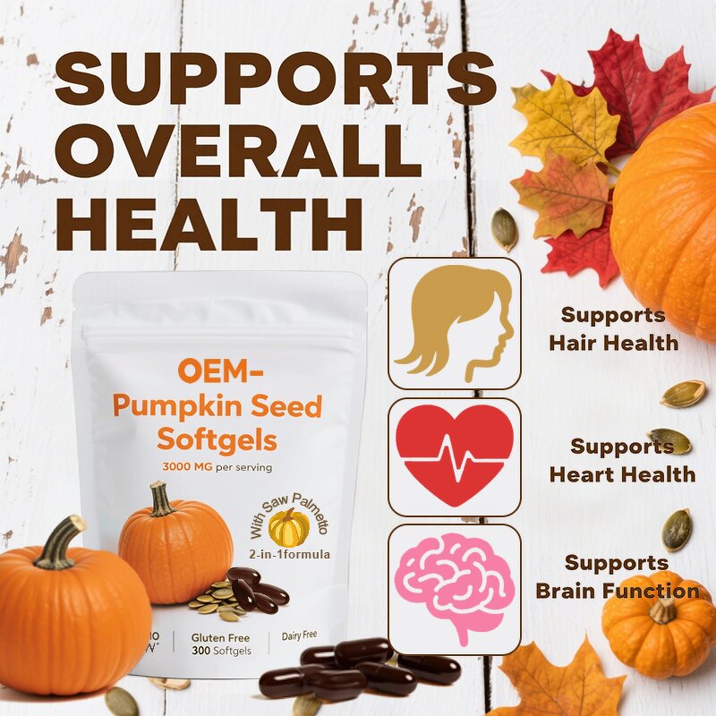 Pumpkin Seed Oil Softgels Manufacturer - Prostate & Bladder Health