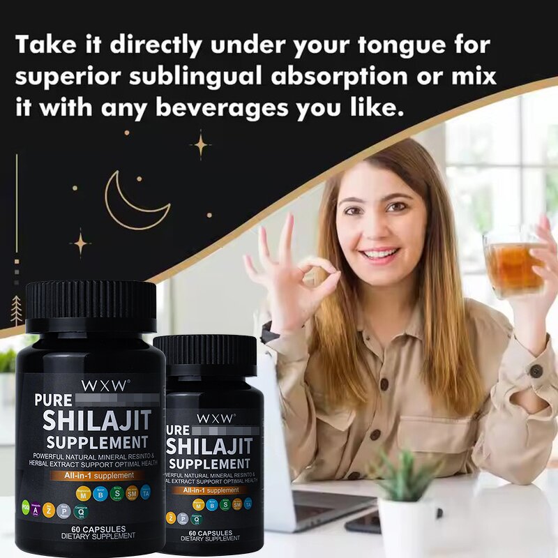 Shilajit Capsules Manufacturer - Private Label Male Vitality OEM