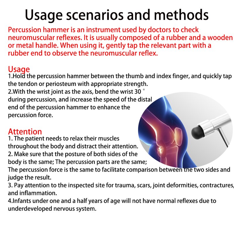 Reflex Hammer Manufacturer - Multifunctional Stainless Steel