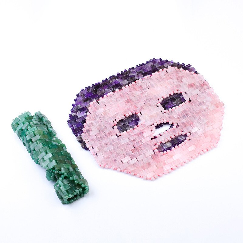 Facial Mask Tool Factory - Natural Jade Beauty Rose Quartz