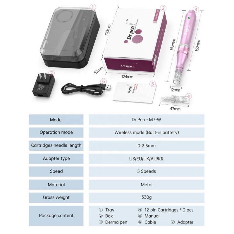 Microneedling Pen Manufacturer - Authentic Dr Pen Ultima M7