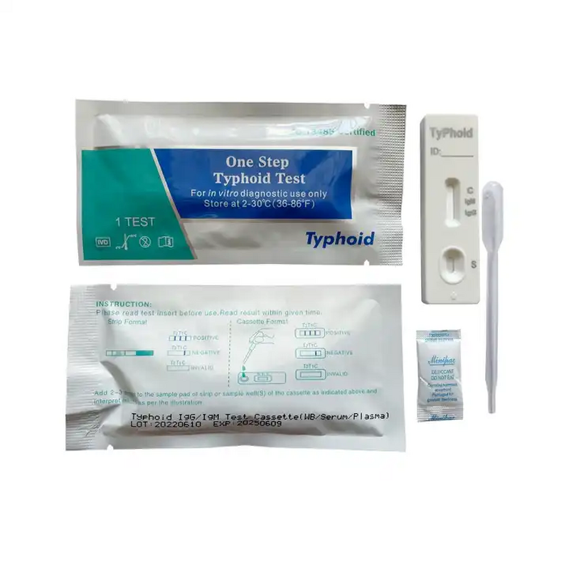 Typhoid Test Cassette Factory - SCIENSMED Fever Widal Antigen