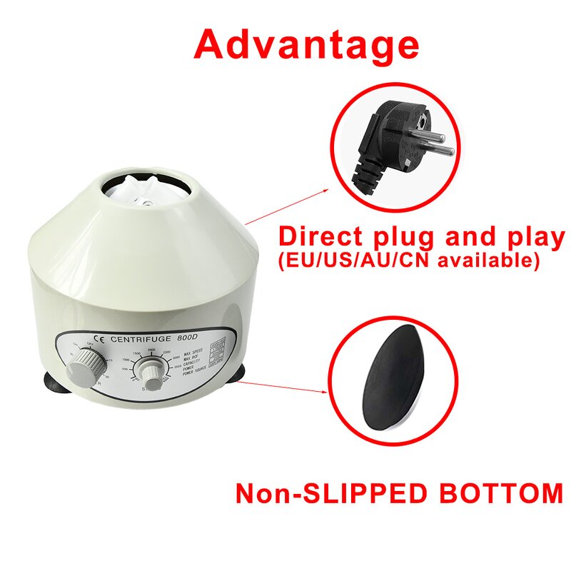 Electric Centrifuge Manufacturer - Sciensmed 800D with Timer