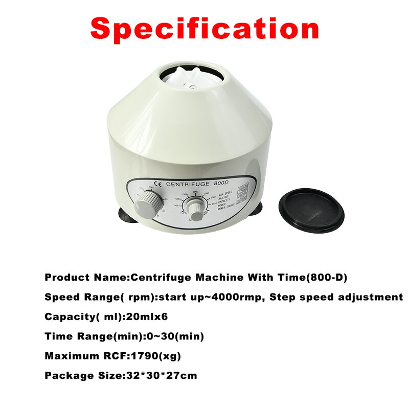 Electric Centrifuge Manufacturer - Sciensmed 800D with Timer