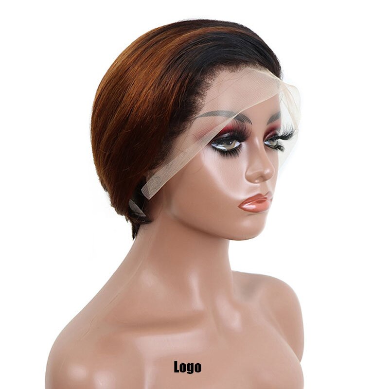 Human Hair Wig Factory - 13*4Bob Short Straight Women's