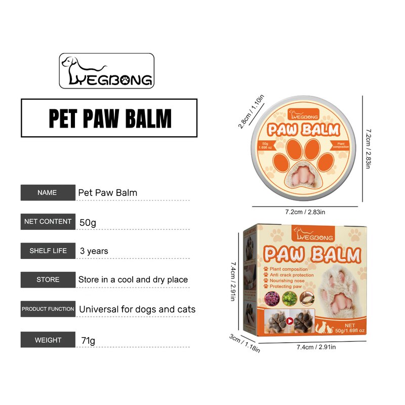 Pet Paw Care Cream Factory - Deep Moisturizing OEM