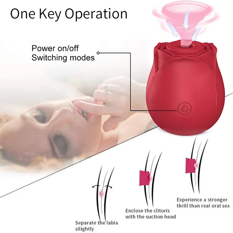 Rose Vibrator Factory - Waterproof Clitoral OEM