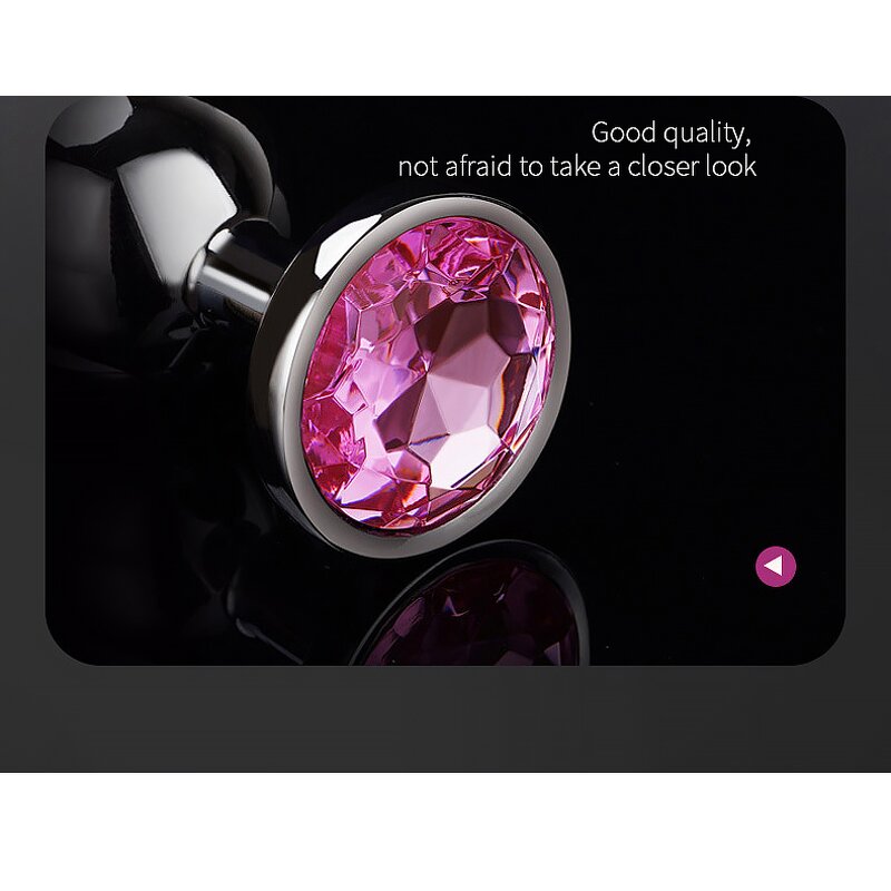 Metal Anal Plug Manufacturer - Crystal Tail Custom