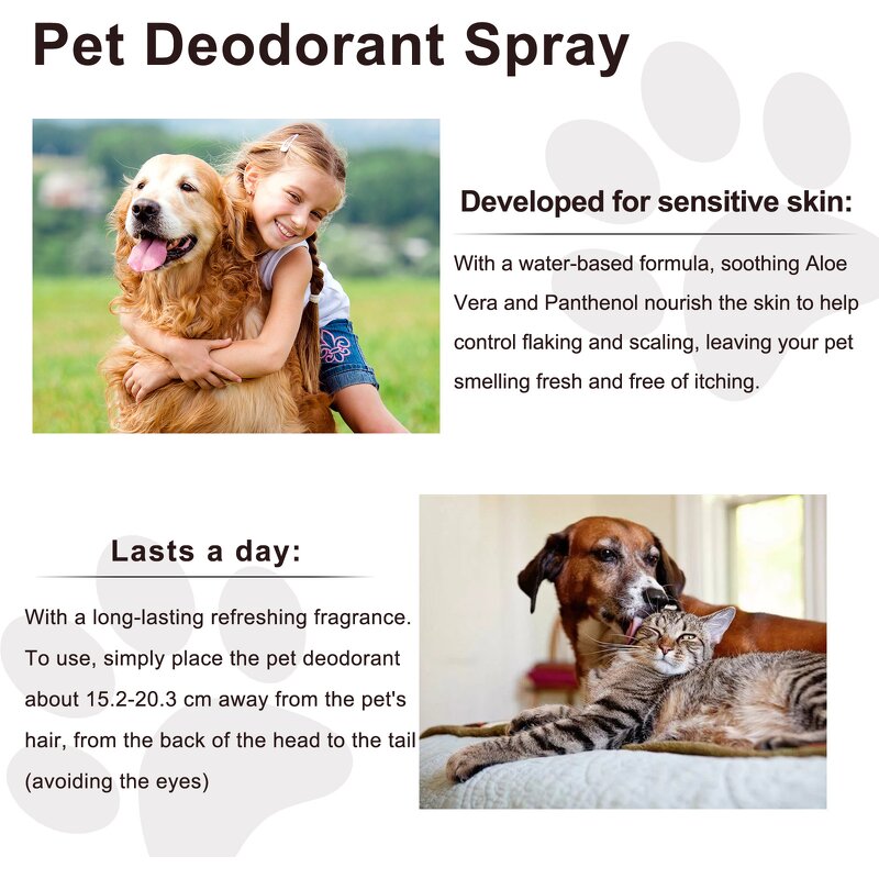 Pet Deodorant Spray Manufacturer - Long Lasting Custom