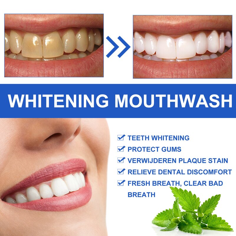 Teeth Whitening Mouthwash Factory - Fresh Breath OEM