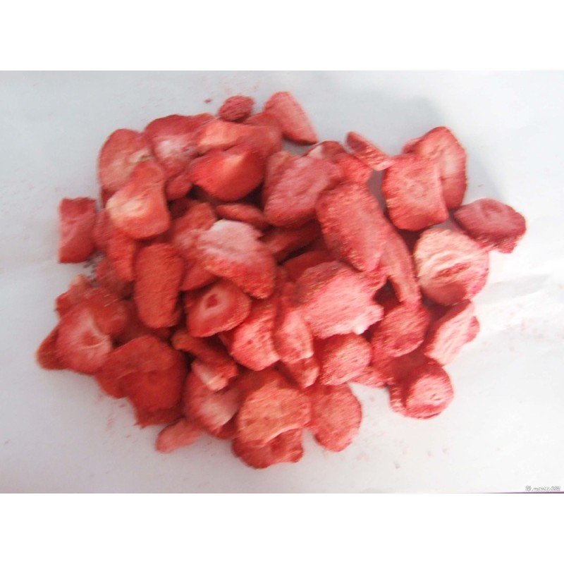 Freeze Dried Strawberry Factory - OEM FD Slices Powder