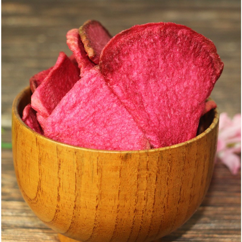 Vacuum Fried Radish Factory - OEM VF Red Slices