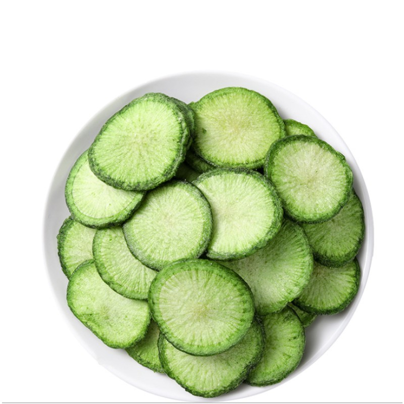 Vacuum Fried Radish Manufacturer - OEM VF Green Slices