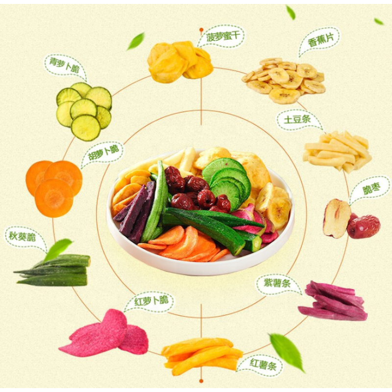 Vacuum Fried Vegetables Manufacturer - OEM VF Colorful Mixed