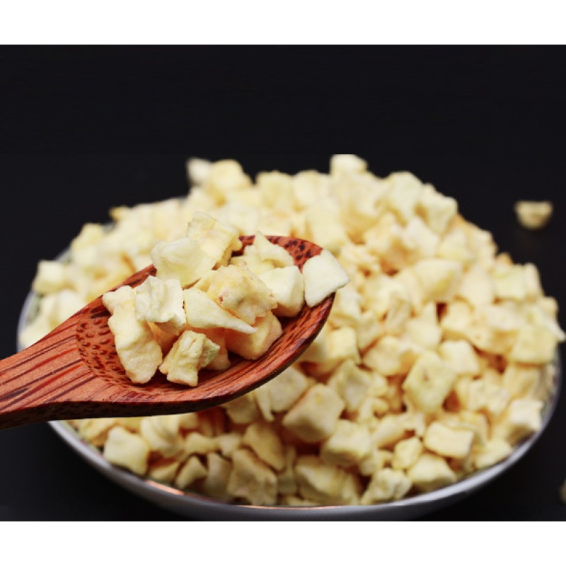 Dried Apple Granules Factory - OEM Apple Cubes Snacks