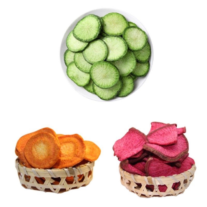 Vacuum Fried Radish Factory - OEM VF Red Slices