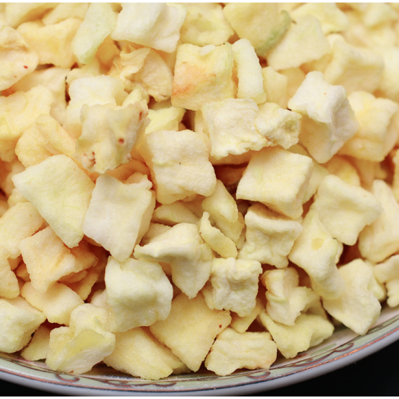 Dried Apple Granules Factory - OEM Apple Cubes Snacks