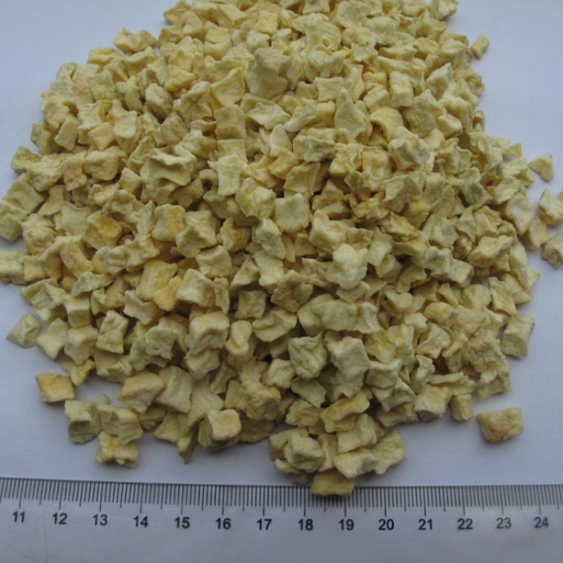Dried Apple Dices Manufacturer - OEM Green Apple Granules
