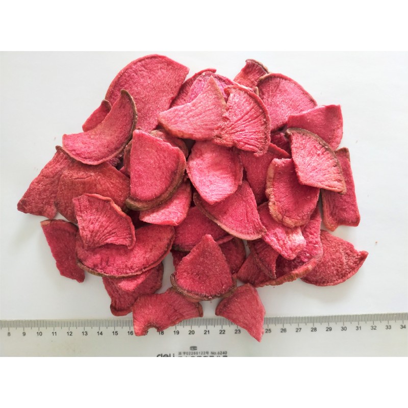 Vacuum Fried Radish Factory - OEM VF Red Slices