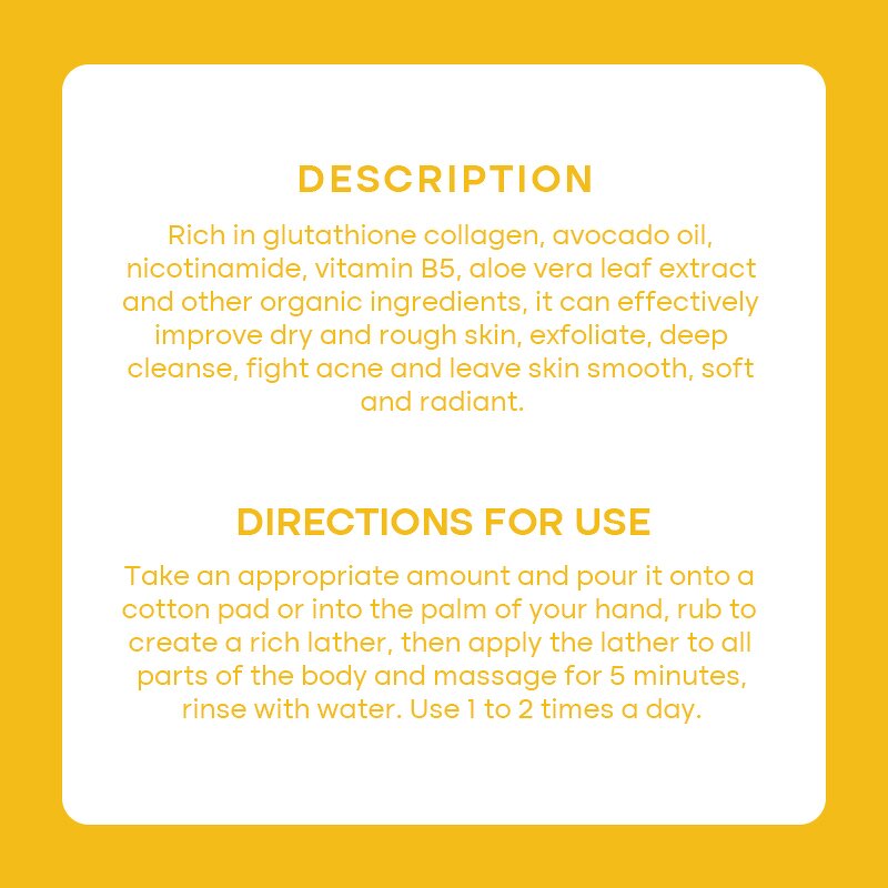 Body Wash Factory - Private Label Vitamin C Exfoliator