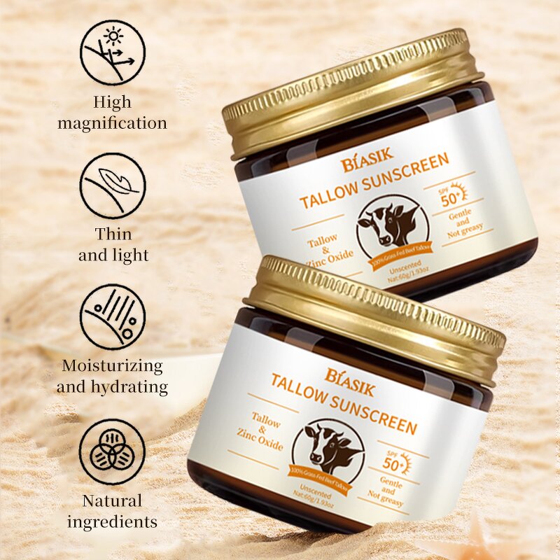 Beef Tallow Sunscreen Factory - OEM Safe Grass Fed