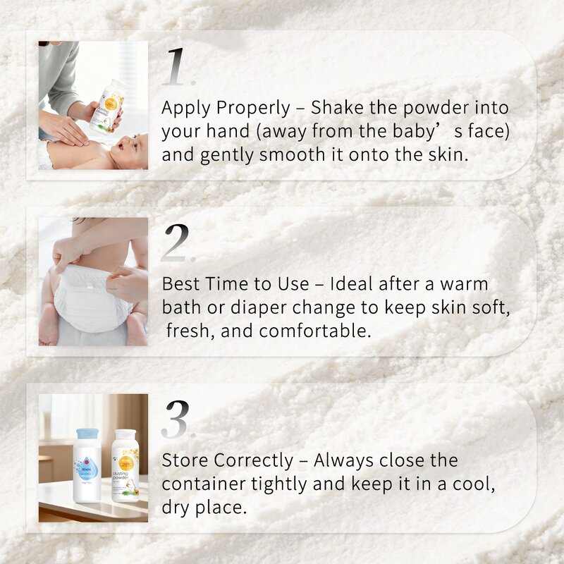 Baby Powder Factory - Naturally Derived Cornstarch