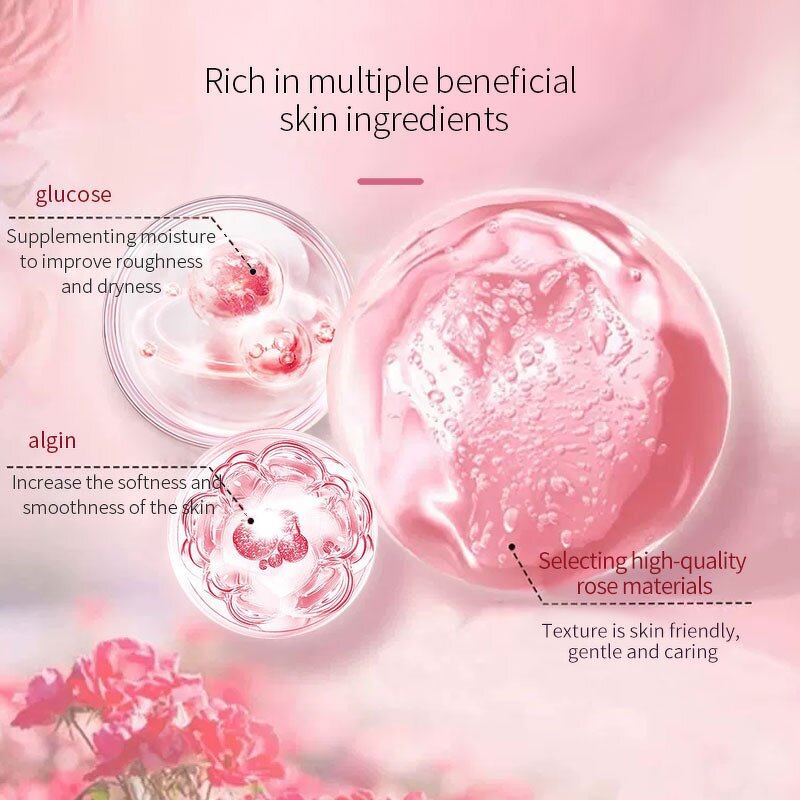 Sodium Hyaluronate Mask Manufacturer - Factory Wholesale Rose