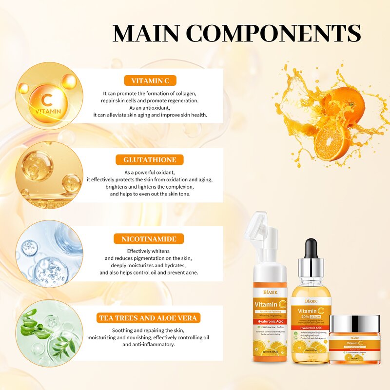 Vitamin C Serum Manufacturer - Custom Logo Organic 20%