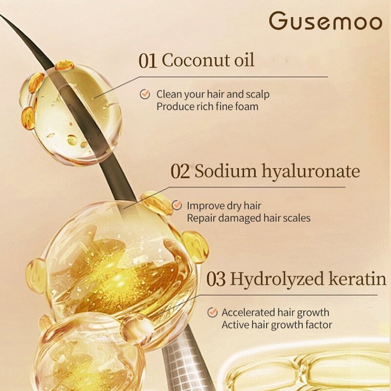 Moisturizing Shampoo Manufacturer - Gu Se Mu 500ml OEM