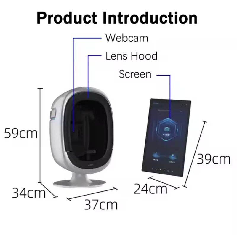Skin Analyzer Machine Factory - 8 Spectrums 3D Colorful