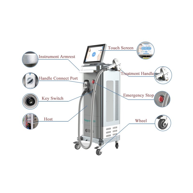 Diode Laser Hair Removal Machine Factory - Professional 755 808 1064nm